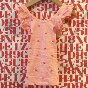 Joah Love Lyric Heart Print Ruffled Tank, BRAND NEW FROM BOUTIQUE!